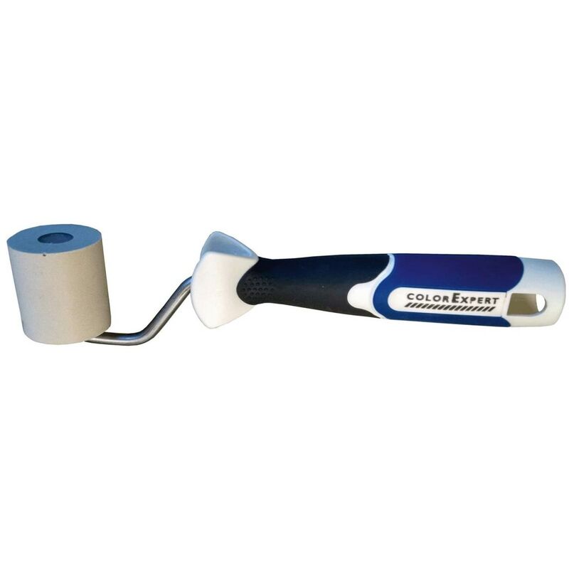 95875099 Tapeten-Andrückroller pu Schaum, blau, 4,5cm - Color Expert