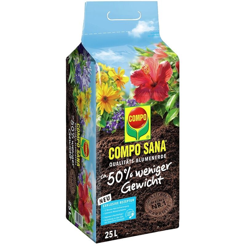 Sana Qualitäts Blumenerde 25 Ltr - Compo