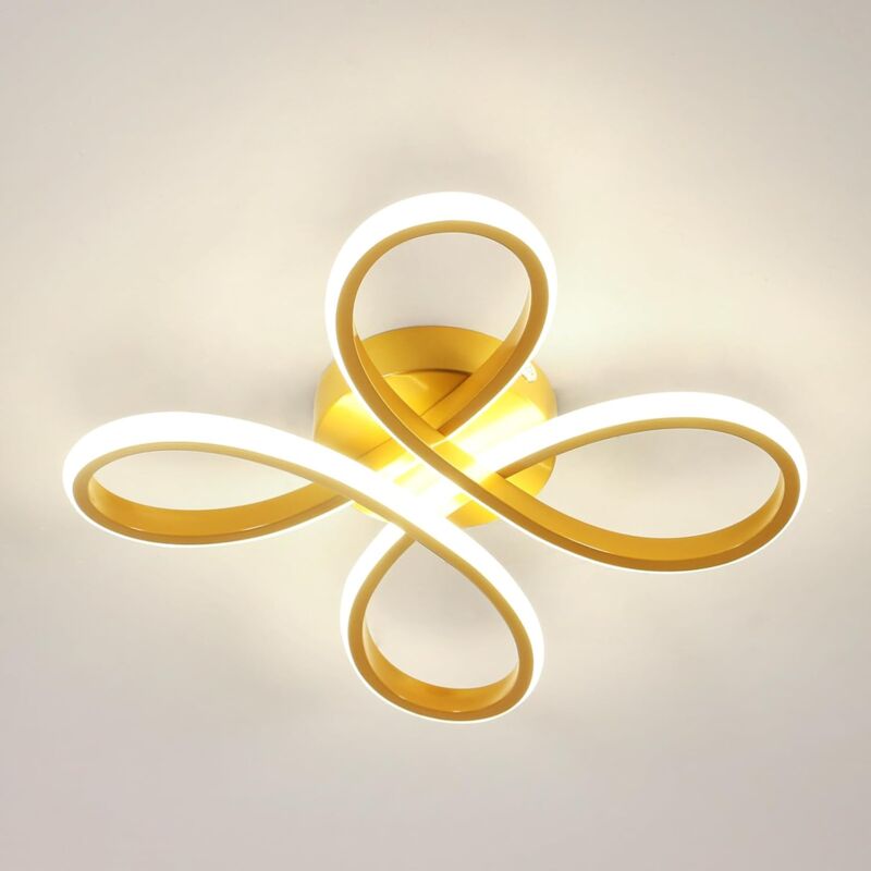 Comely - Moderne LED-Deckenleuchte, 30 w, 3375 lm, 30 cm, Deckenlampe, LED-Deckenleuchte für Schlafzimmer, Wohnzimmer, Esszimmer, Küche, neutrales