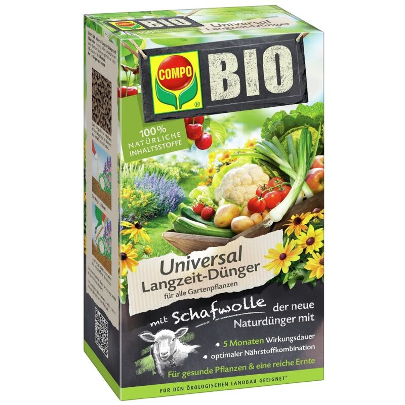 Bio Universal Langzeit-Dünger mit Schafwolle 2kg - Compo