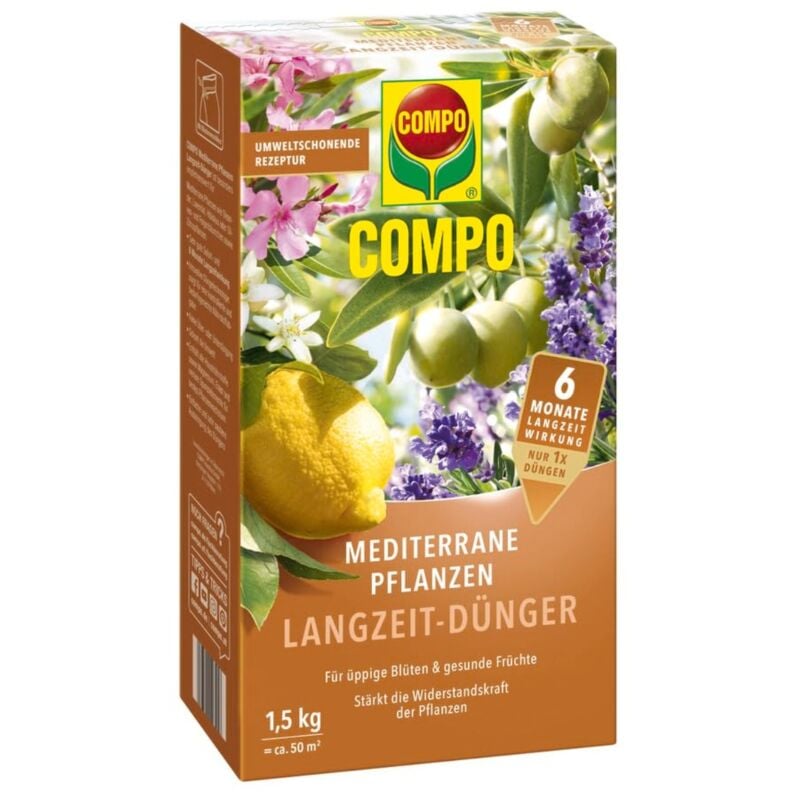 Mediterrane Pflanzen Langzeit-Dünger, 1,5 Kg - Compo