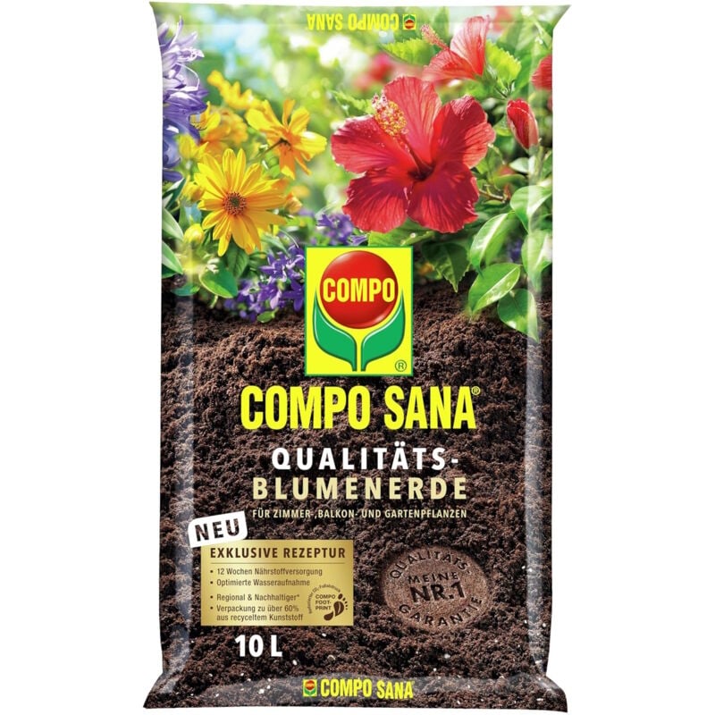 Blumenerde 10 Ltr. -Sana - Compo