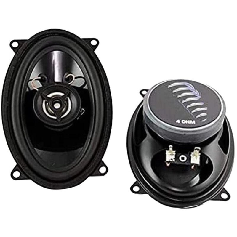 Trade Shop Traesio - Trade Shop - paar unterputz-lautsprecher 2-WEGE-KOAXIAL-AUTORADIO-LAUTSPRECHER 9X15CM 300 watt -