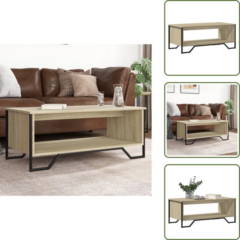 Vidaxl - Couchtisch Sonoma-Eiche 100x51x40 cm Holzwerkstoff - Couchtisch - Couchtische - Couchtisch Niedrig - Tisch