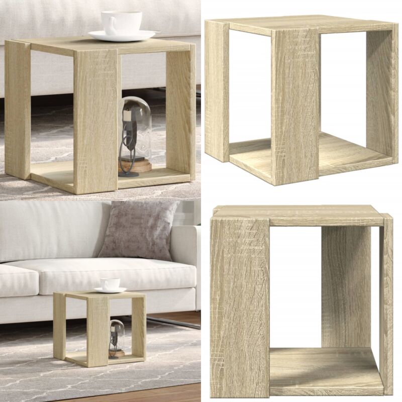 Vidaxl - Couchtisch Sonoma-Eiche 32x32x30 cm Holzwerkstoff - Couchtisch - Wohnzimmerschmuck - Esszimmertisch - Holztisch - Sideboard - Home & Living