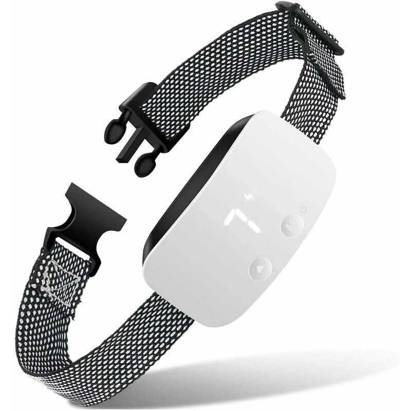 Ymyny - Crediri Anti-Bell-Halsband für Hunde, Anti-Bell-Halsband mit Schock, Vibration, Piepton – 7 einstellbare Empfindlichkeiten, wasserdicht,