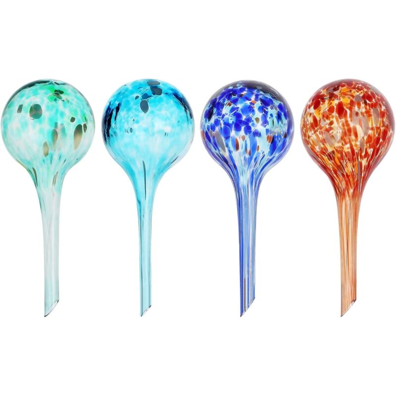 Crediri Bewässerungskugeln für Pflanzen, Wasserspender für Pflanzen, selbstbewässernde Glühbirnen, Bewässerungskugel, 4er-Pack, automatische