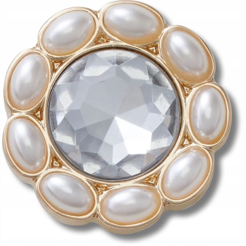 CROCS JIBBITZ GOLD DREI-PUNKT-KETTE KEINE GRÖSSE Gold Drei-Punkt-Kette