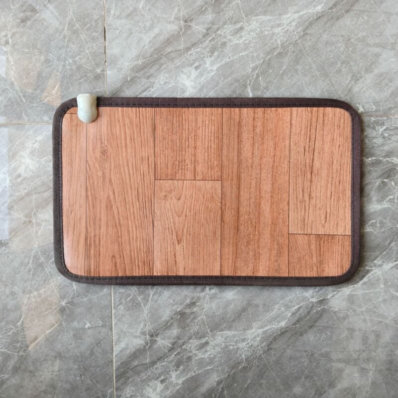 Crystal Heizmatte, Elektrisch Beheizter Fußwärmer Für Büro, Zuhause, Heizmatte, Bodenmatte Für Zuhause Oder Büro - Beheizbar Bis 46°C - 30x 50cm,A