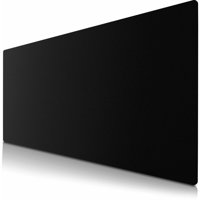 Csl Mauspad, Schreibtischunterlage xxl, Elegante Leder Optik, Mousepad 900 x 400 mm, schwarz