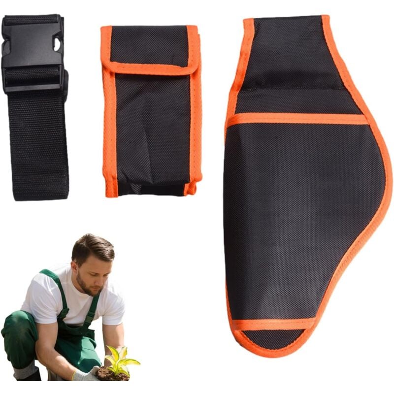1 Stück Garten-Hüfttasche, Garten-Hüfttasche, verstellbare, verschleißfeste Gartenwerkzeugtasche – Gürteltasche für Gartenarbeit, Holzbearbeitung,