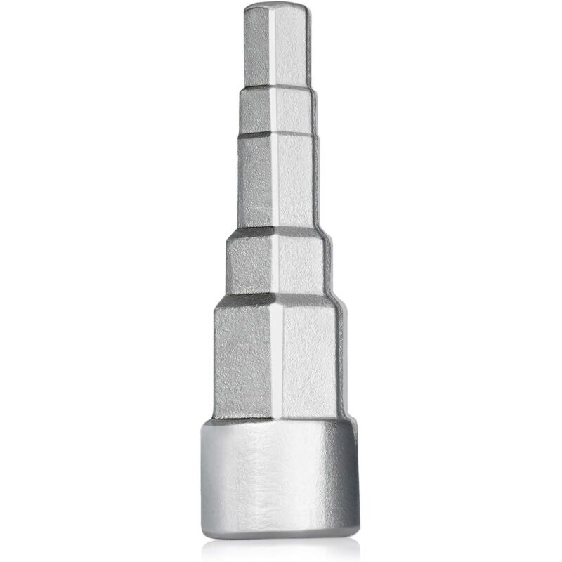 1/2 Zoll Stufen-Ratschenschlüssel mit 5 Stufen 3/8, 1/2, 3/4, 1-1/4 Zoll, Universalschlüssel für Ventilarmaturen für Sanitär, Sanitär und Heizkörper