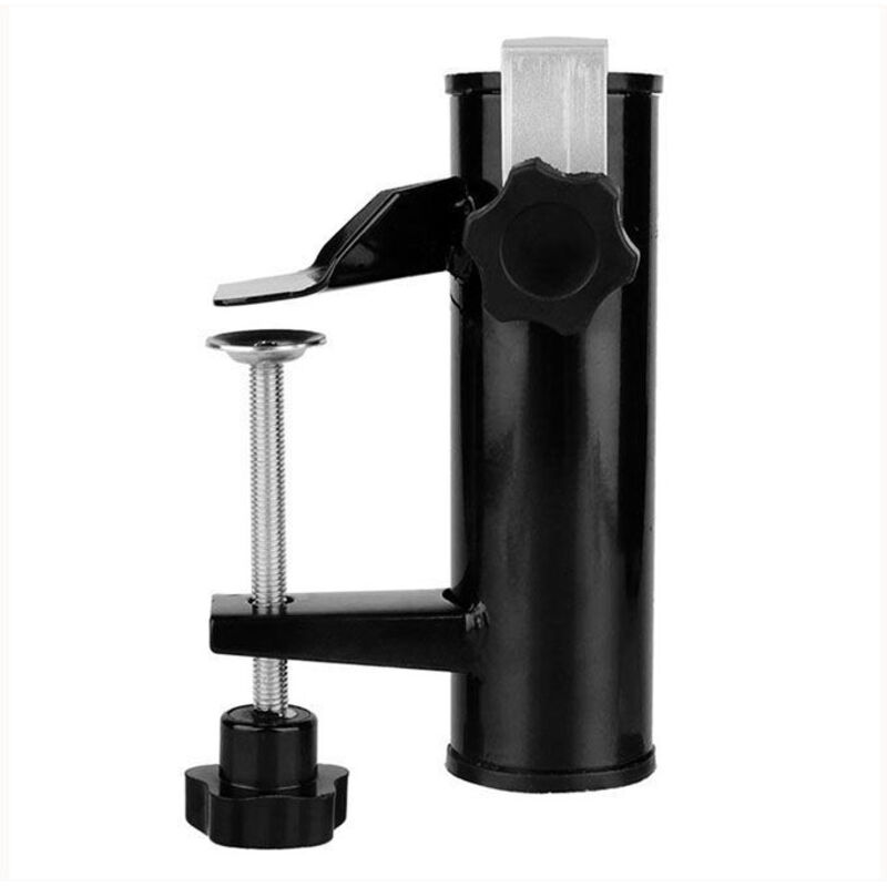 14×3,8×3,8 cm)Balkon-Sonnenschirmhalter, Strand-Sonnenschirmständer, Balkon-Sonnenschirmhalter für Geländer, Metall-Sonnenschirmhalter,