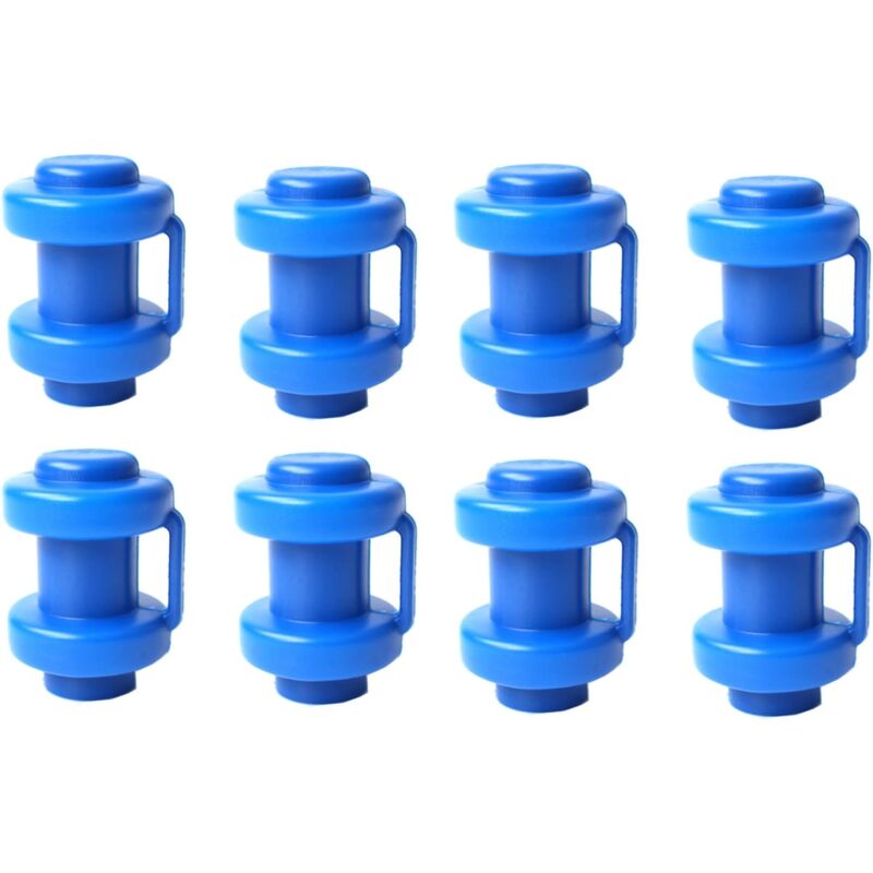 Csparkv - 25 mm Trampolinhauben, Trampolin-Endkappe, passend für alle gemeinsam genutzten Trampolinnetzstangen, Trampolin-Sicherheitsnetzzubehör