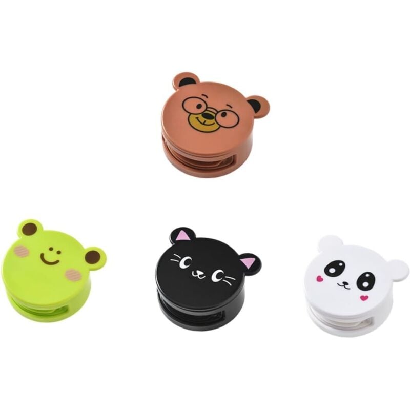 Csparkv - 4 Stück Handtuchhalter, weiße Handtücher, Wandgarderobe, Küchenzubehör, Aufbewahrung, Wandaufbewahrung, Wand-Trockenständer,