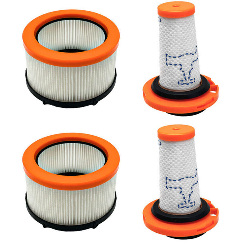 4er-Set Filter für Rowenta x-force flex 9.60, Filter für Rowenta x-force flex 9.60 und - KZQ