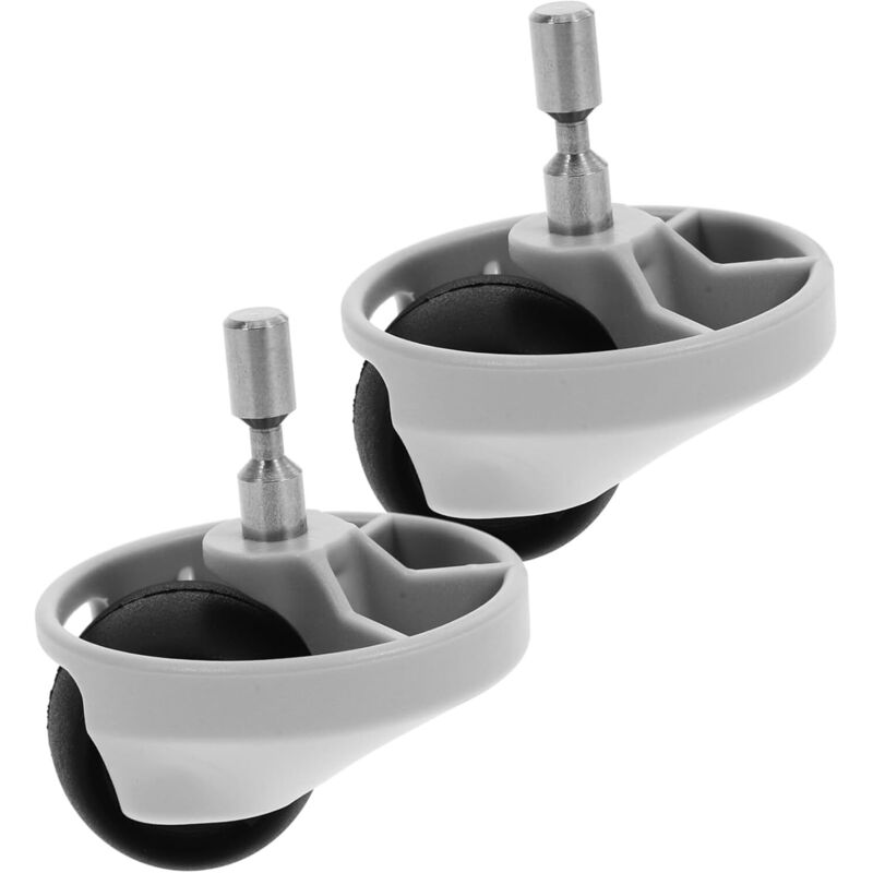 Csparkv - 5 × 4,5 × 4,5 cm) 2 Sätze Rollen Roboter-Reiniger-Rad Ersatzrad Für Roboter-Reiniger Kehrmaschine Rad Kehrroboter Ersatzrad Weiß abs 2