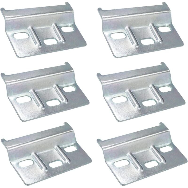 6 Stück Aufhängeschiene, Befestigungsplatte, Stütze, Schränke, Möbel, Hängeschiene für Möbel, 60 mm, Küchenschrank, Schränke, Möbel, Kleiderschrank