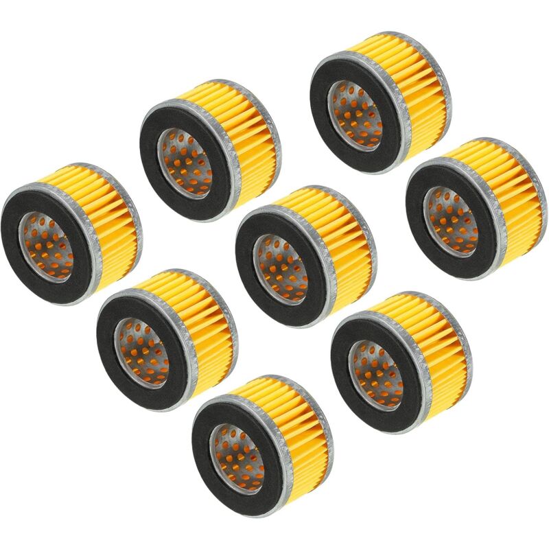 8 Stück Ersatz-Kompressor-Luftfilterelement, Papierfilter für den Kompressor-Lufteinlass - Csparkv