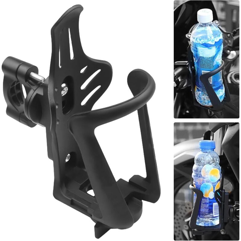 Csparkv - Fahrradflaschenhalter, Getränkehalter, Fahrradlenker, 360° verstellbar, Flaschenhalter für Fahrrad, Rennrad, Mountainbike, Motorrad,