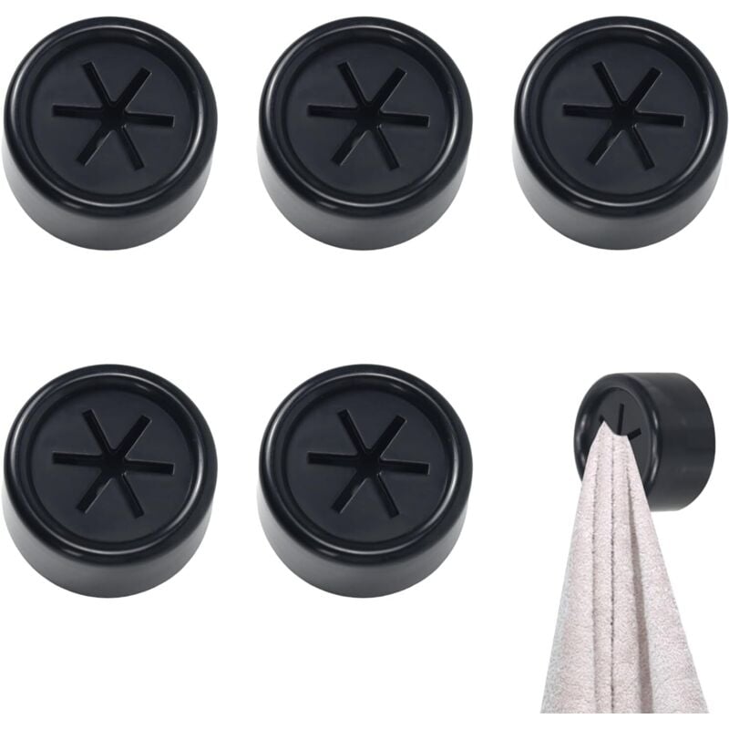 Csparkv - Handtuchhalter 5er-Set – Campingzubehör ohne Bohren – unverzichtbare Camping-Gadgets – Küchenzubehör – Wohnwagen- und Wohnmobil-Zubehör –