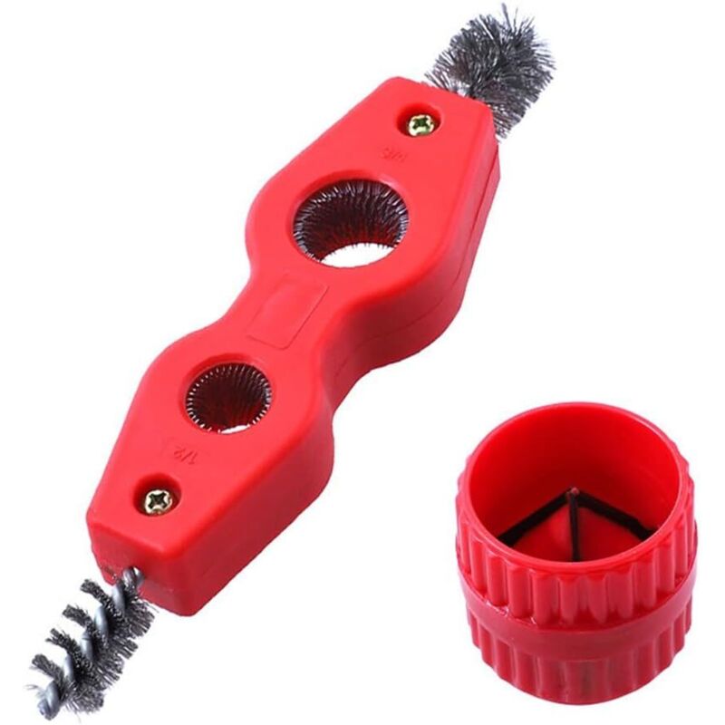 Csparkv - Lot von 2 PVC-Schaumstoffspitzen für PVC-Rohre, Aluminiumrohre, Chanfrein