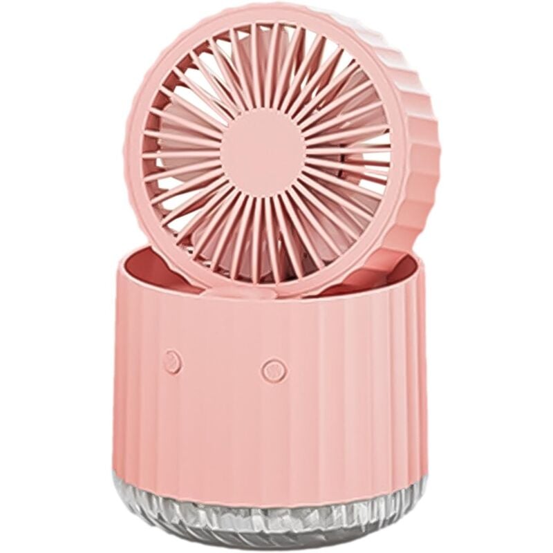 Nebelventilator – Wassernebelventilator – tragbarer Outdoor-Ventilator – elektrischer Ventilator mit Stimmungslicht für Arbeit, Büro, Zuhause