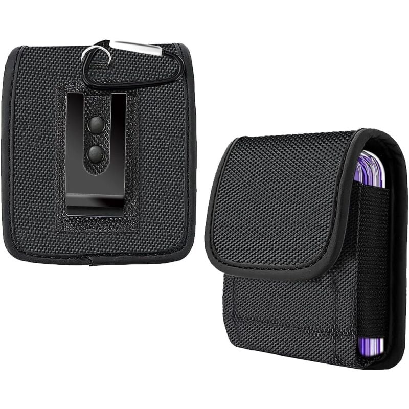 Schutzhülle mit Gürtelclip für Samsung Galaxy z Flip/Z Flip 5G/Z Flip 3 5G (Oxford Canvas) - Csparkv