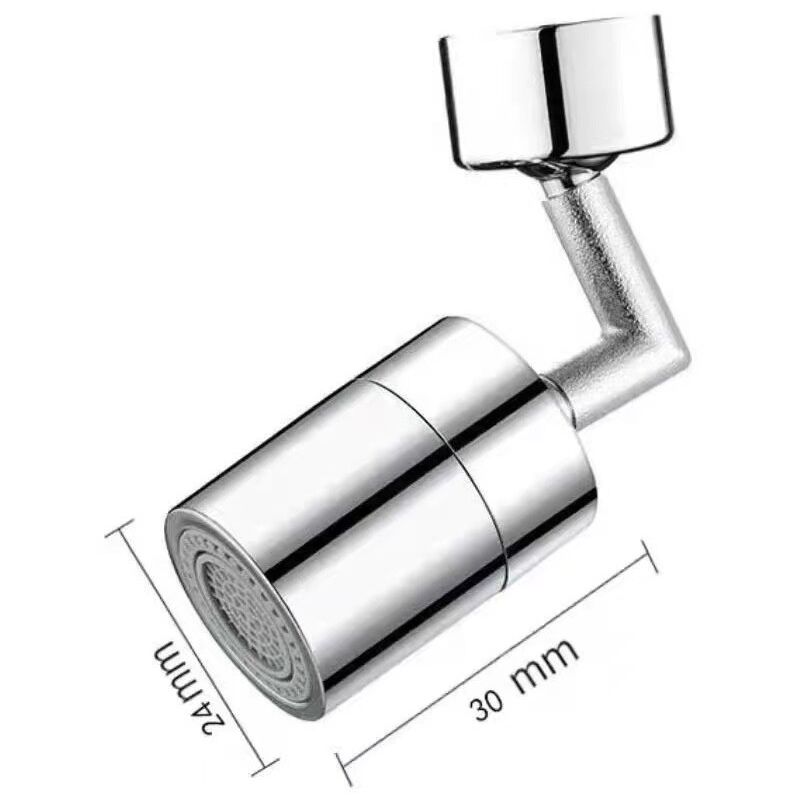 Csparkv - Schwenkbarer Wasserhahn-Luftsprudler, Wasserhahn-Luftsprudler, Schäumer, Küchenarmatur-Düse, Badezimmer, drehbarer Wasserhahn-Luftsprudler,