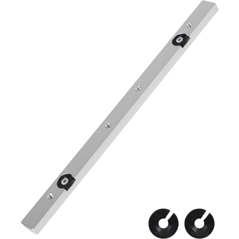 CSPARKV T-Nut-Gleitschiene, 9,1 x 23 x 300 mm, Aluminium-Gehrungsführungsschiene für Tischsäge, Bohrmaschine, Bandsäge, Holzbearbeitung