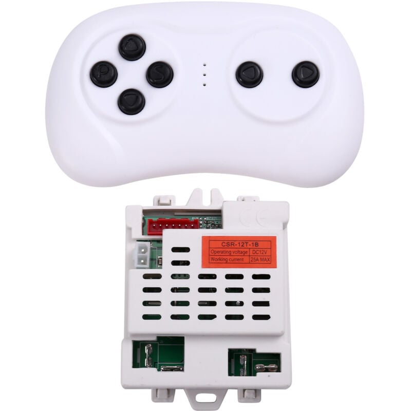 Tlily - CSR-12T-1B Elektroauto-Ersatzteile 12V Kinder-Elektrisches Auto Ersatzteile für Ferngesteuertes Elektroauto und Empfänger