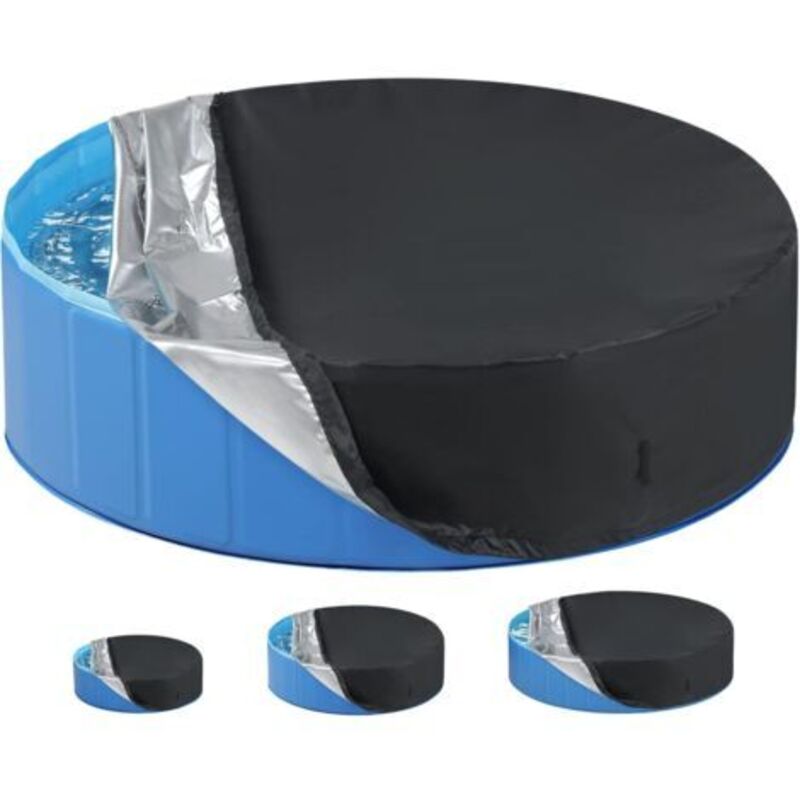 Solar-Poolabdeckung für Hunde, Haustier-Poolabdeckung, hält den Pool länger sauber, verlängert die Lebensdauer des Pools. (XL)