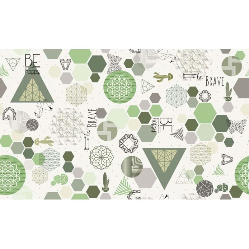 D-c-table Tischdecke Manhattan Vlies Geometris 110 x 140 cm Tischdecke