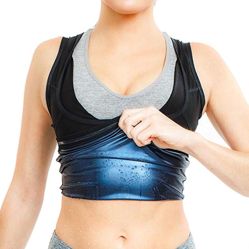 Damen Schwitzweste, Damen Sauna Trainer Weste, Schlankheits-Workout-Weste, Damen Sauna Weste, Gewichtsverlust Top, für Fitnessstudio Fitness Body