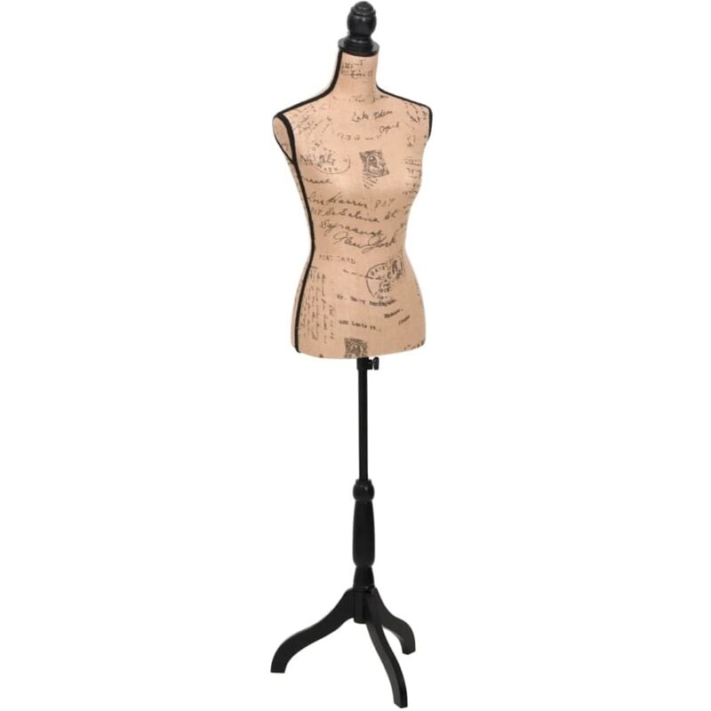 Vidaxl - Damenbüste Schneiderpuppe Büste Torso Angezogen Mannequin Jute