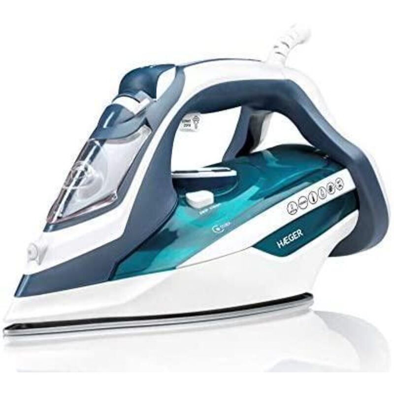 Haeger Dampfbügeleisen weiß 2800 W 360 ml Wassertank