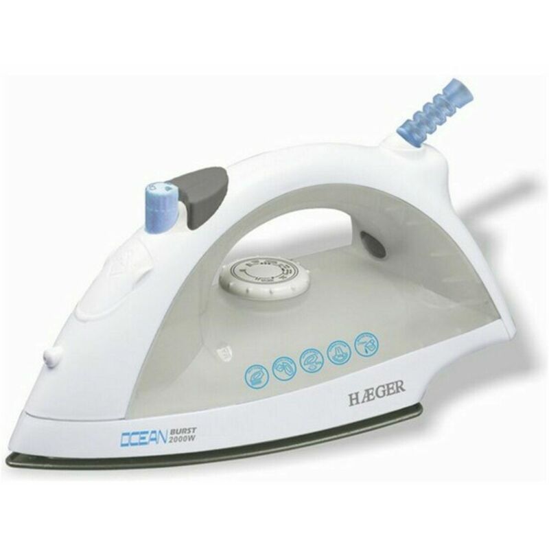 Haeger Ocean Burst 2000 Dampfbügeleisen Weiß 2000W