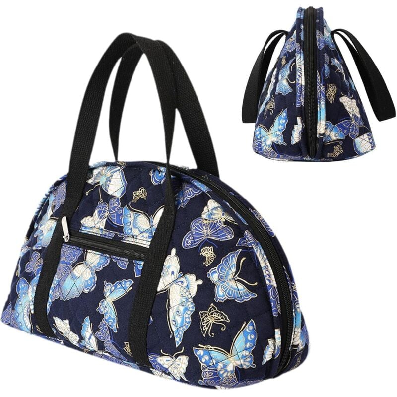 Dampfbügeleisentasche - Kleine tragbare Reise-Bügeleisentasche, Mehrzweck-Reisetasche für Bügeleisen, Nadeln, Fäden B