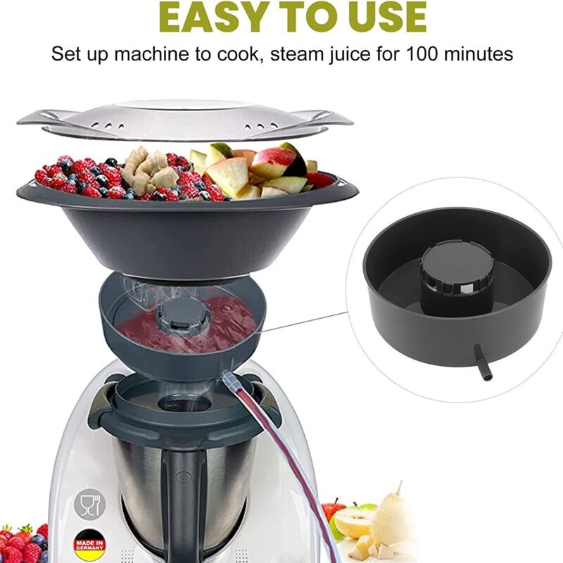 Dampfentsafter für Thermomix TM6 TM5 – Vollautomatische Leistung mit Thermomix