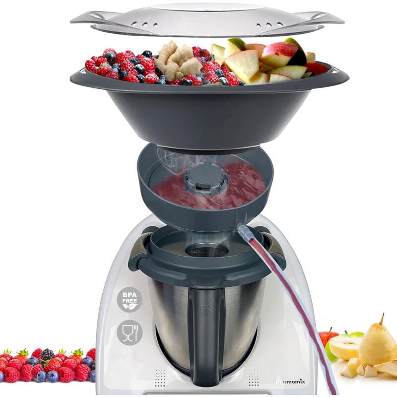 Dampfentsafter für Thermomix TM6 TM5 – Vollautomatisches Entsaften mit dem Thermomix