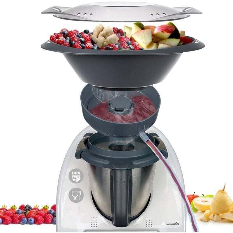 Dampfentsafter für Thermomix TM6 und TM5 – Vollautomatisches Entsaften mit dem Thermomix