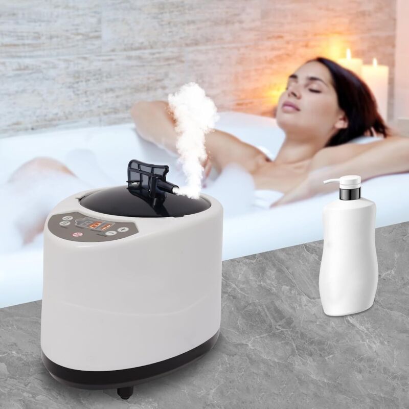 Dampferzeuger Dampfgerät Sauna Dampferzeuger Gaseinspritzmaschine Home SPA Sauna Steam Generator 9 Gang 3L 1000W