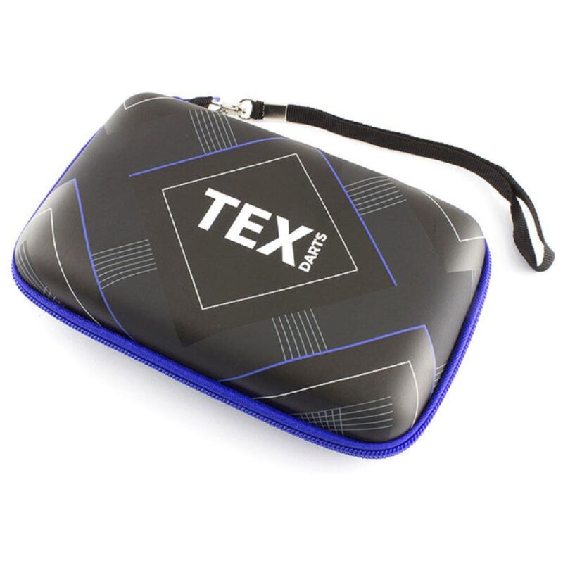 Cofi 1453 - Dartkoffer Aufbewahrungstasche – Praktische Tasche für sicheres Verstauen Blau