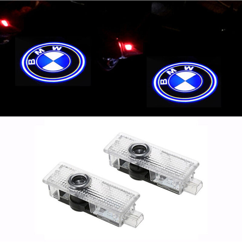 Das 2-teilige Begrüßungslicht-Set ist für BMW Fahrzeuge geeignet BMW LED-Laserprojektionslogo Türlicht, modifizierte Beleuchtung, Ambientelicht.