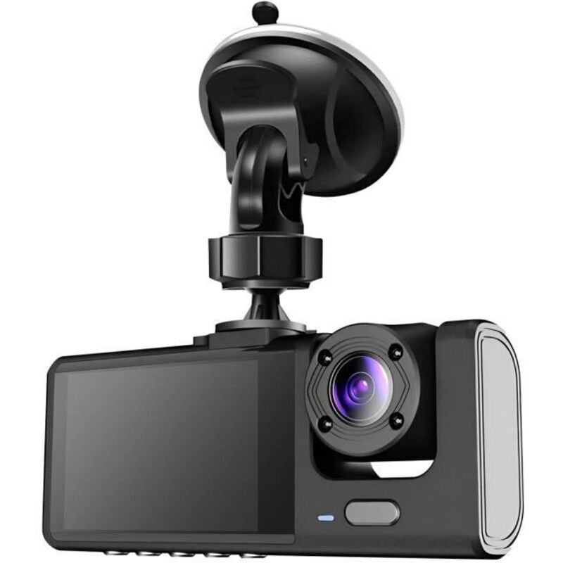 Dashcam Front- und Rückscheibe Innen 1080p LED 2 Zoll Mikro Schwarz