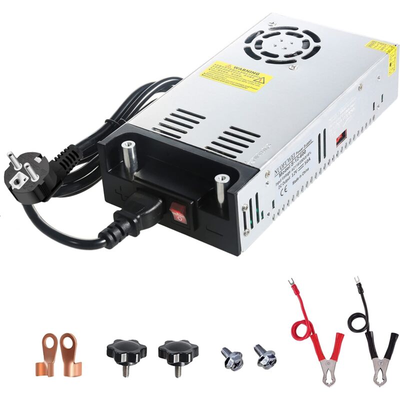DC 12 V 50 A 600 W Netzteil-Transformator 220 V AC auf 12 V DC Konverter Netzteil 12 V 50 A 600 W für LED-Treiber Motorpumpe CCTV Sicherheitskamera