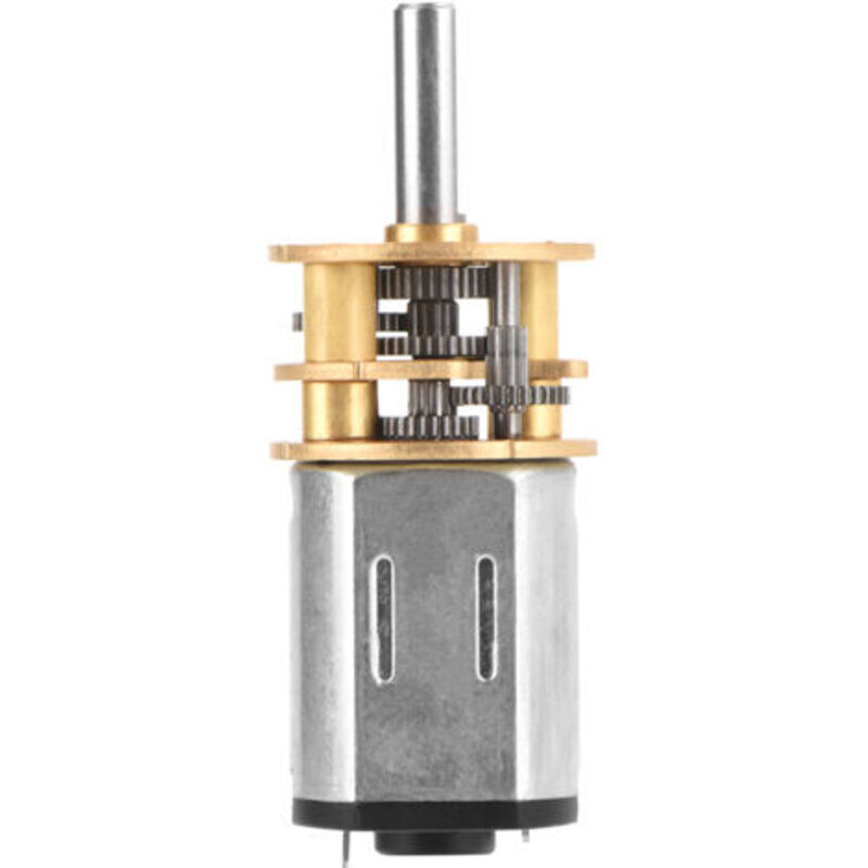 DC6V/12V GA13N20 Elektromotor mit Getriebe für Modellautos/Roboter/DIY (12V 60rpm)