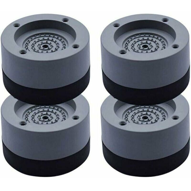 DEBUNS Universal-Antivibrationspads – 4 Stück, Stabilisatoren für Waschmaschinen und Kühlschränke