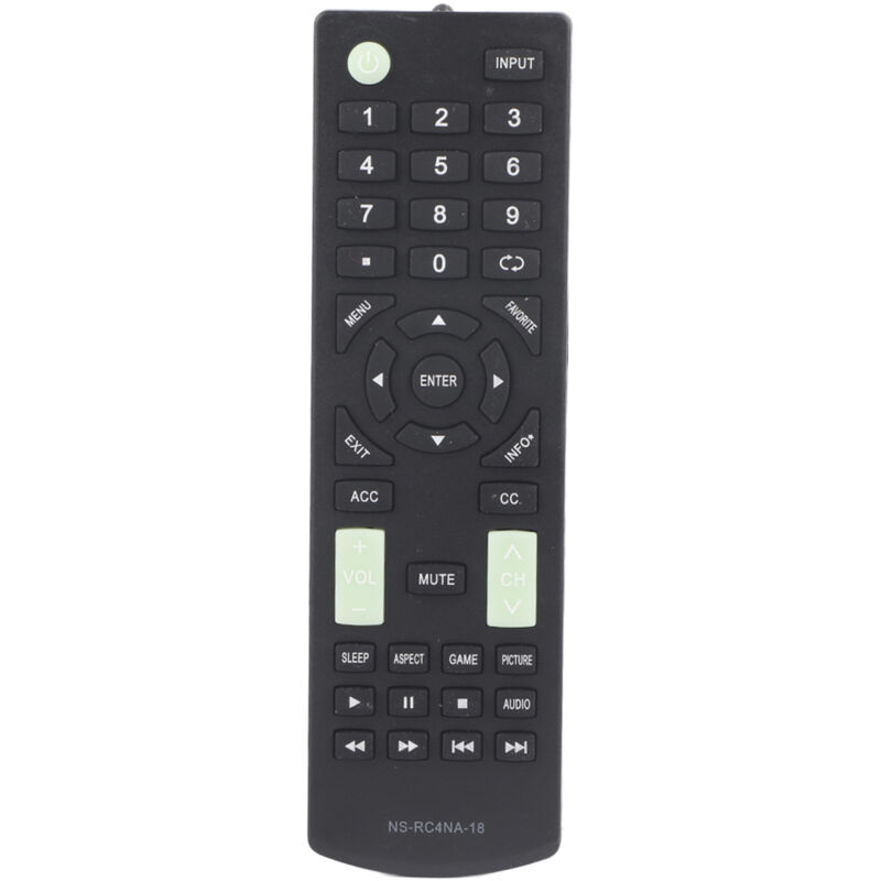 Decdeal Hochwertiger Fernseher Ersatz für Fernsehbedienung für Insignia LCD TV NSRC4NA18 (NSRC4NA18)