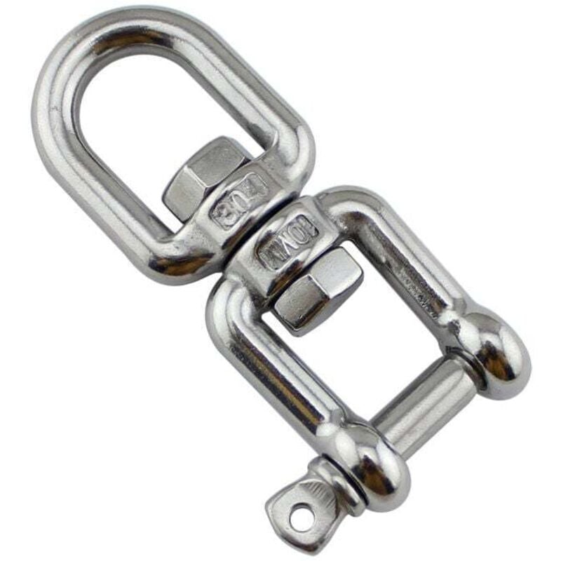 Deckenhaken, robuster Schaukelhaken, Edelstahl, 350 kg Tragkraft, 360°-Drehung, Wirbel mit Kugellager, für Hängesessel, Schaukel, Yoga, Boxsack,